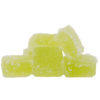 Sour Apple gummies in a pile