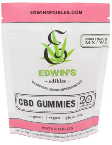 Watermelon gummies front of package