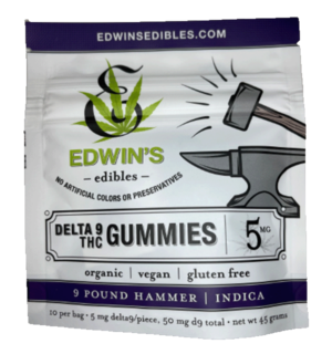 9 Pound Hammer Indica Delta 9 THC Gummies