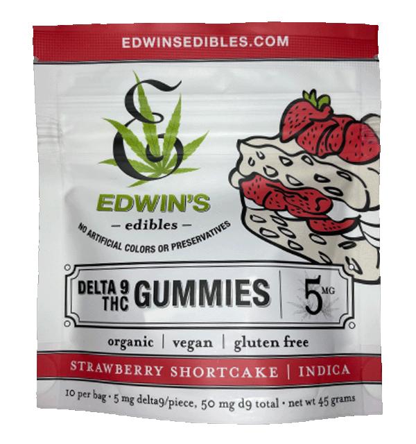 Strawberry Shortcake Indica Delta 9 THC Gummies