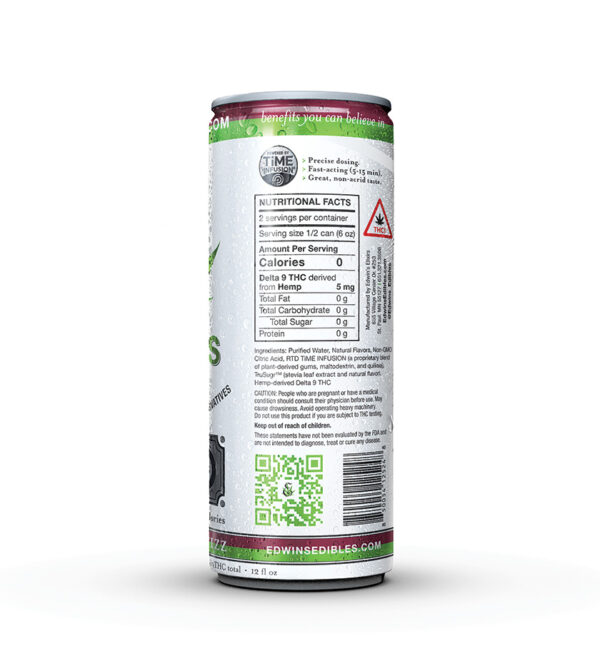 Cherry Lime Fizz THC Drinks nutrition