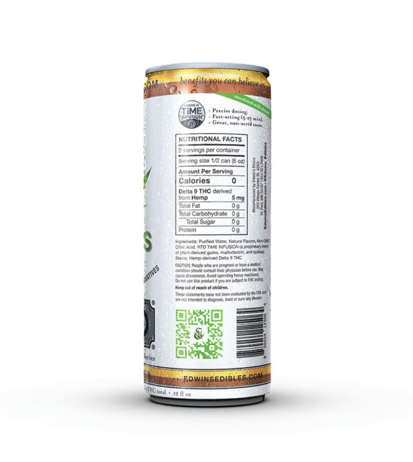 Edwin Palmer THC Drinks nutrition