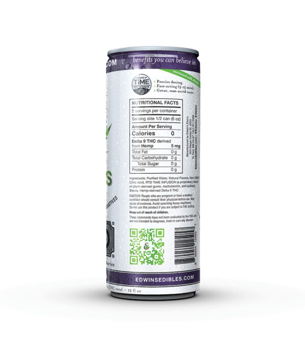 Grape Soda THC Drinks nutrition