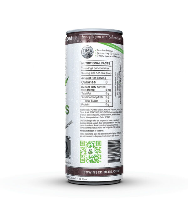 Root Beer THC Drinks nutrition