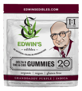 Granddaddy Purple - Indica – Delta 9 THC Gummies - 10mg - front