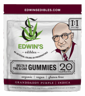 Granddaddy Purple - Indica – Delta 9 THC Gummies - 10mg - front