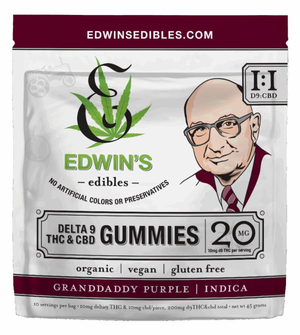 Granddaddy Purple - Indica – Delta 9 THC Gummies - 10mg - front