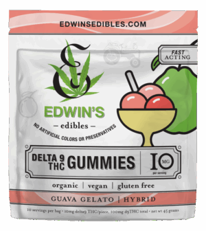Guava Gelato - Hybrid - Delta 9 THC Fast Acting Gummies - 10mg - front