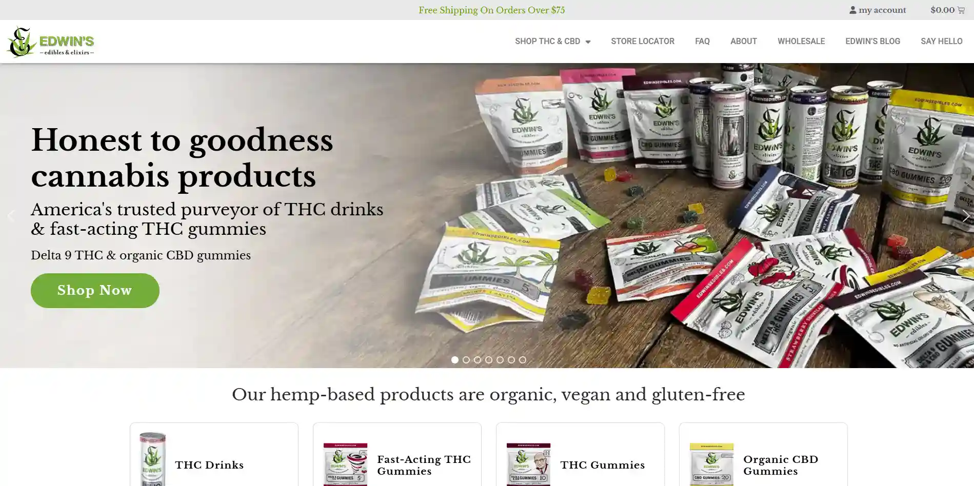 Edwin's Edibles & Elixirs home page
