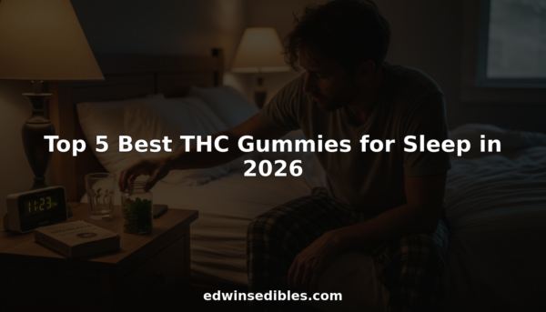Top 5 Best THC Gummies for Sleep in 2026 with Edwin's Edibles & Elixirs.