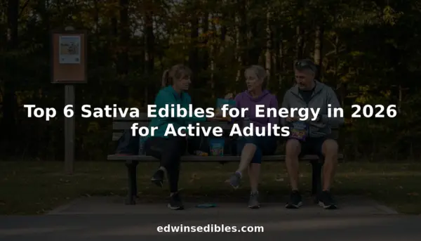 Top 6 Sativa Edibles for Energy in 2026 for Active Adults with Edwin's Edibles & Elixirs.